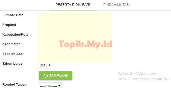 Tarik peserta didik baru