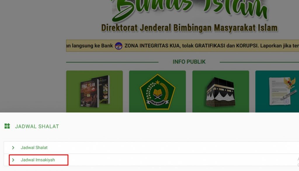 Jadwal imsakiyah puasa ramadhan