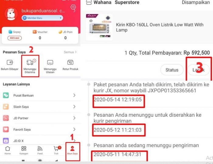 Cek Status Menunggu Jd.ID