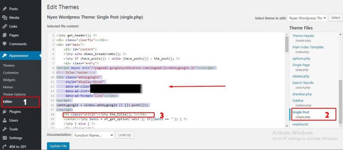 Cara Menempatkan Kode Adsense di WordPress: Panduan Lengkap untuk Pemula hingga Ahli