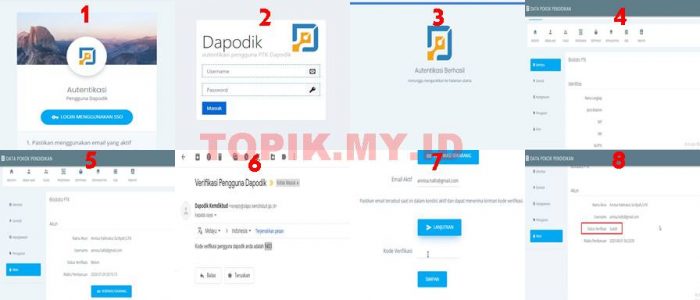 Cara Verifikasi Akun PTK Dapodik