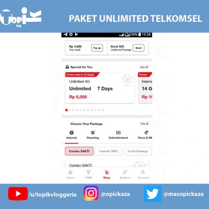 Promo Paket Telkomsel Unlimited
