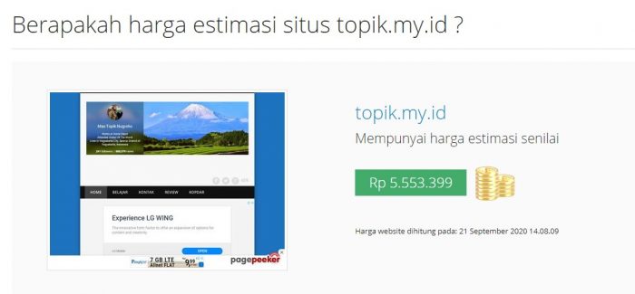 Harga Website Ini