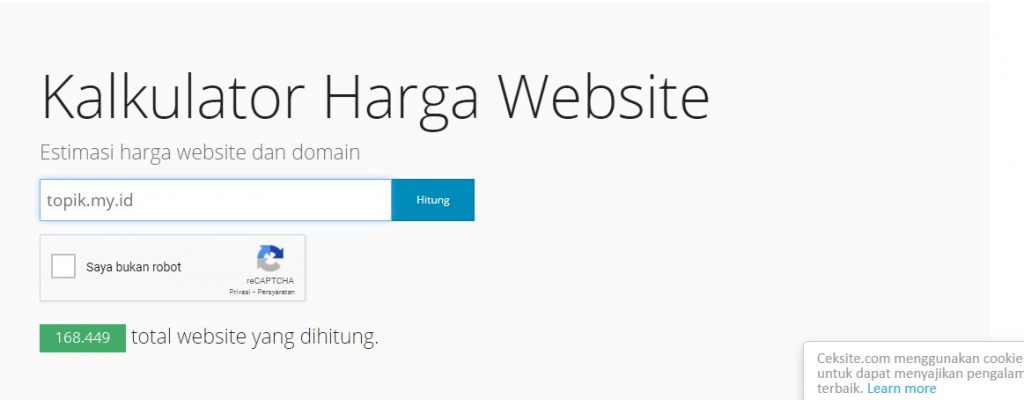 cek harga website