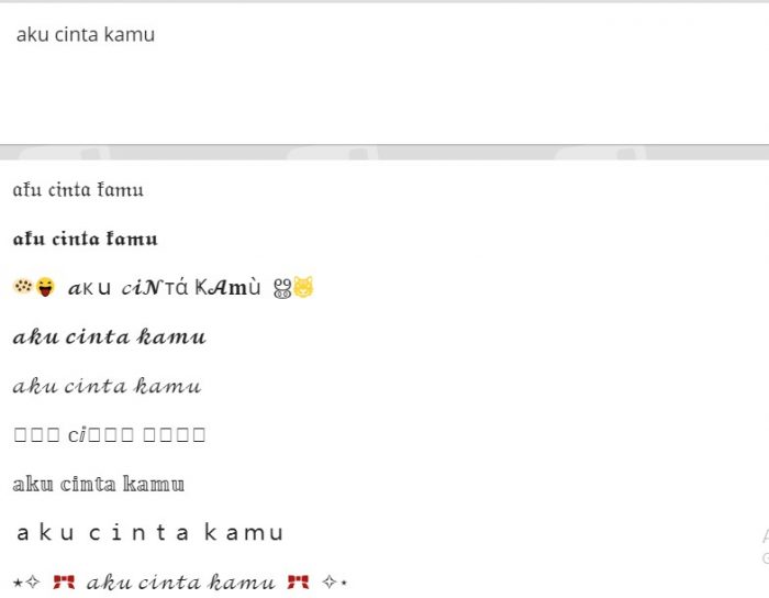 cara rubah font