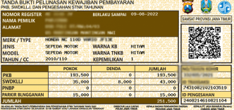 Bayar STNK Online