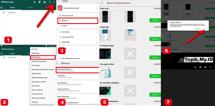 Cara Ubah Tema GB WhatsApp